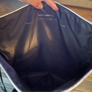 2 tone black & silver over the shoulder New paco rabanne backpack.